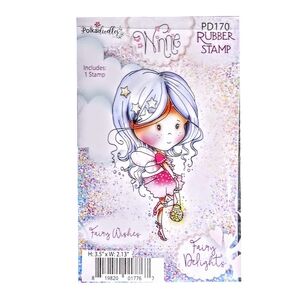 .🎄10/$20.  Winnie Fairy Wishes. Rubber Stamp
